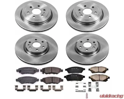 Power Stop Autospecialty Brake Kit Front & Rear Cadillac SRX 2010-2016 - KOE5546