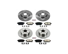 Power Stop Autospecialty Brake Kit Front & Rear Buick Verano 2012-2017
