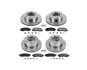 Power Stop Autospecialty Brake Kit Front & Rear Ford F-350 Super Duty 2010