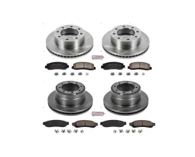 Power Stop Autospecialty Brake Kit Front & Rear Ford F-350 Super Duty 2010-2011