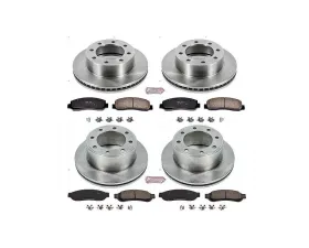 Power Stop Autospecialty Brake Kit Front & Rear Ford F-250 Super Duty 2010-2011
