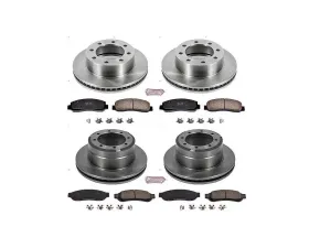 Power Stop Autospecialty Brake Kit Front & Rear Ford F-350 Super Duty 2011