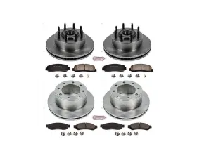 Power Stop Autospecialty Brake Kit Front & Rear Ford F-250 Super Duty 2007-2008