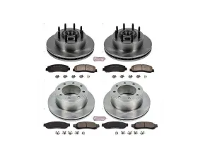 Power Stop Autospecialty Brake Kit Front & Rear Ford F-350 Super Duty 2010