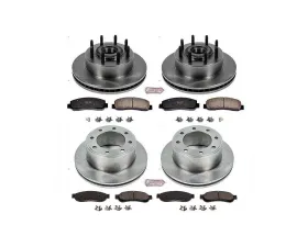 Power Stop Autospecialty Brake Kit Front & Rear Ford F-250 Super Duty 2009-2010