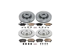 Power Stop Autospecialty Brake Kit Front & Rear Audi A6 Quattro 2009-2011