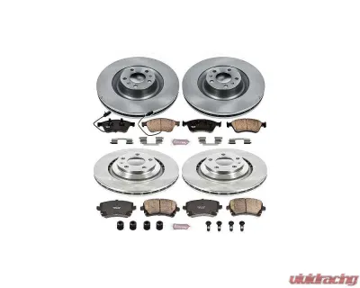 Power Stop Autospecialty Brake Kit Front & Rear Audi A6 Quattro 2009-2011 - KOE5746
