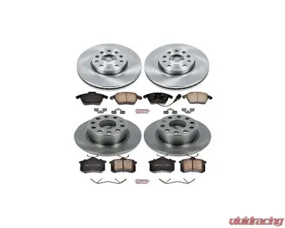 Power Stop Autospecialty Brake Kit Front & Rear Audi A3 2010-2012 - KOE5749