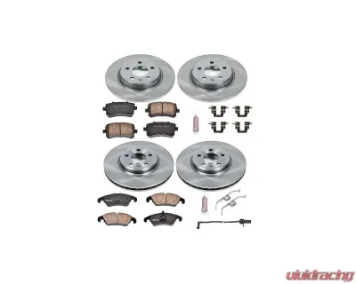 Power Stop Autospecialty Brake Kit Front & Rear Audi A4 2009-2011 - KOE5754