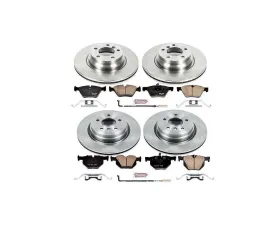 Power Stop Autospecialty Brake Kit Front & Rear BMW 330xi 2006