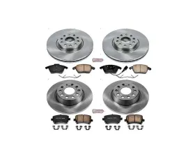 Power Stop Autospecialty Brake Kit Front & Rear Audi A3 2013