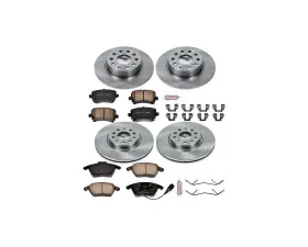 Power Stop Autospecialty Brake Kit Front & Rear Audi A3 Quattro 2013