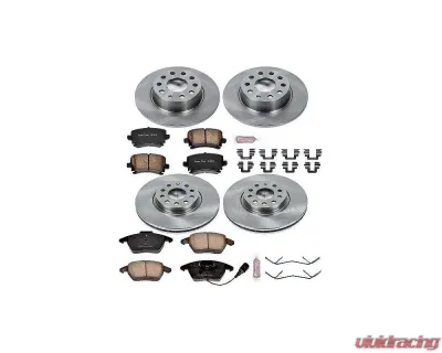 Power Stop Autospecialty Brake Kit Front & Rear Audi A3 Quattro 2013 - KOE5800