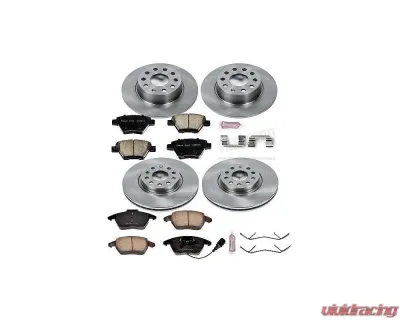 Power Stop Autospecialty Brake Kit Front & Rear Audi A3 2010-2012 - KOE5801