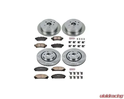 Power Stop Autospecialty Brake Kit Front & Rear Lexus RX350 2010-2015 - KOE5828