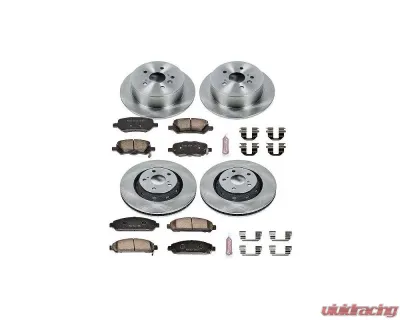 Power Stop Autospecialty Brake Kit Front & Rear Toyota Venza 2009-2016 - KOE5866