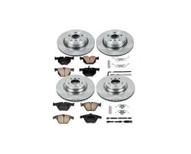 Power Stop Autospecialty Brake Kit Front & Rear BMW 335d 2011