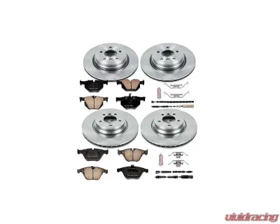 Power Stop Autospecialty Brake Kit Front & Rear BMW 335i 2011-2013 - KOE6057