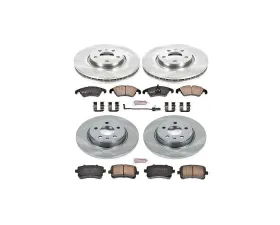 Power Stop Autospecialty Brake Kit Front & Rear Audi A4 2012-2016