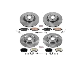 Power Stop Autospecialty Brake Kit Front & Rear Audi A6 2014-2018