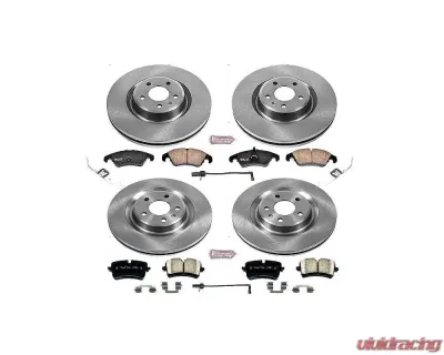 Power Stop Autospecialty Brake Kit Front & Rear Audi A6 2014-2018 - KOE6141
