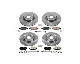 Power Stop Autospecialty Brake Kit Front & Rear Audi A7 Quattro 2012