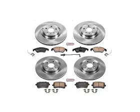 Power Stop Autospecialty Brake Kit Front & Rear Audi S4 2011