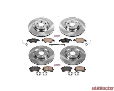 Power Stop Autospecialty Brake Kit Front & Rear Audi S4 2011 - KOE6155