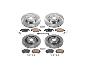 Power Stop Autospecialty Brake Kit Front & Rear Audi S4 2010-2011