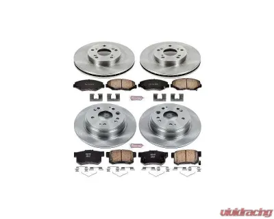 Power Stop Autospecialty Brake Kit Front & Rear Honda CR-V 2002-2004 - KOE6171
