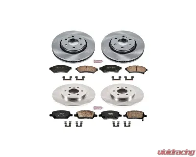 Power Stop Autospecialty Brake Kit Front & Rear Buick Terraza 2006 - KOE6185
