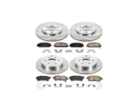 Power Stop Autospecialty Brake Kit Front & Rear Infiniti QX56 2011-2013