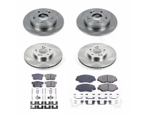 Power Stop Autospecialty Brake Kit Front & Rear Acura ILX 2013-2015