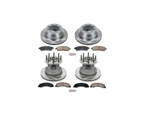 Power Stop Autospecialty Brake Kit Front & Rear Ford F-350 Super Duty 2003-2004