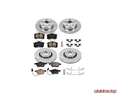 Power Stop Autospecialty Brake Kit Front & Rear Audi A6 Quattro 1998-2004 - KOE639