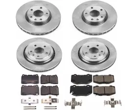 Power Stop Autospecialty Brake Kit Front & Rear Chevrolet Corvette 2014