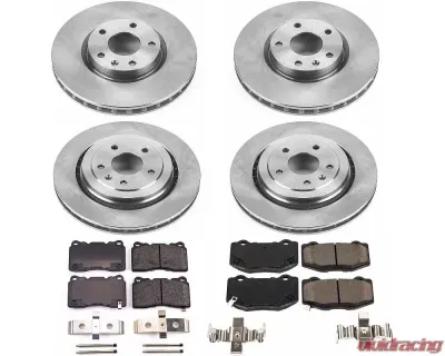Power Stop Autospecialty Brake Kit Front & Rear Chevrolet Corvette 2014 - KOE6529