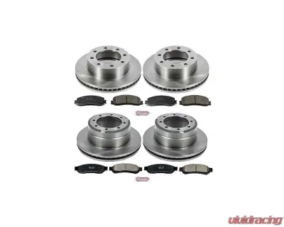 Power Stop Autospecialty Brake Kit Front & Rear Ford F-350 Super Duty 2012 - KOE6546