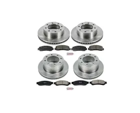 Power Stop Autospecialty Brake Kit Front & Rear Ford F-250 Super Duty 2012