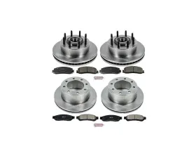 Power Stop Autospecialty Brake Kit Front & Rear Ford F-250 Super Duty 2012