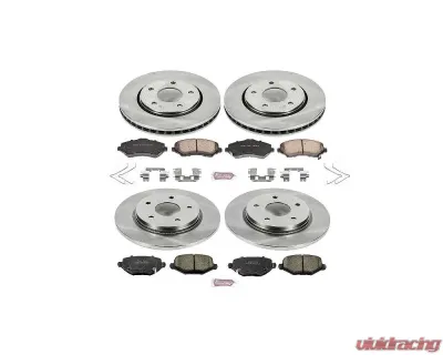 Power Stop Autospecialty Brake Kit Front & Rear Chrysler Town & Country 2012-2016 - KOE6563