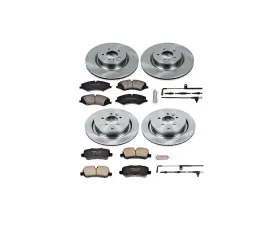 Power Stop Autospecialty Brake Kit Front & Rear Land Rover LR4 2010