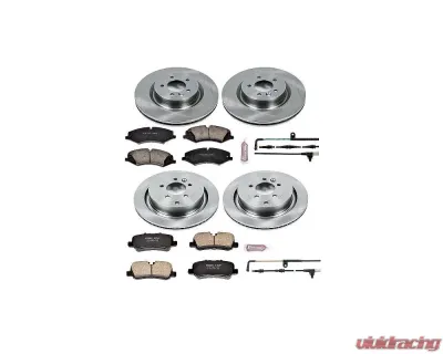 Power Stop Autospecialty Brake Kit Front & Rear Land Rover LR4 2010 - KOE6720