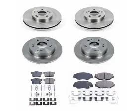 Power Stop Autospecialty Brake Kit Front & Rear Acura ILX 2014-2015