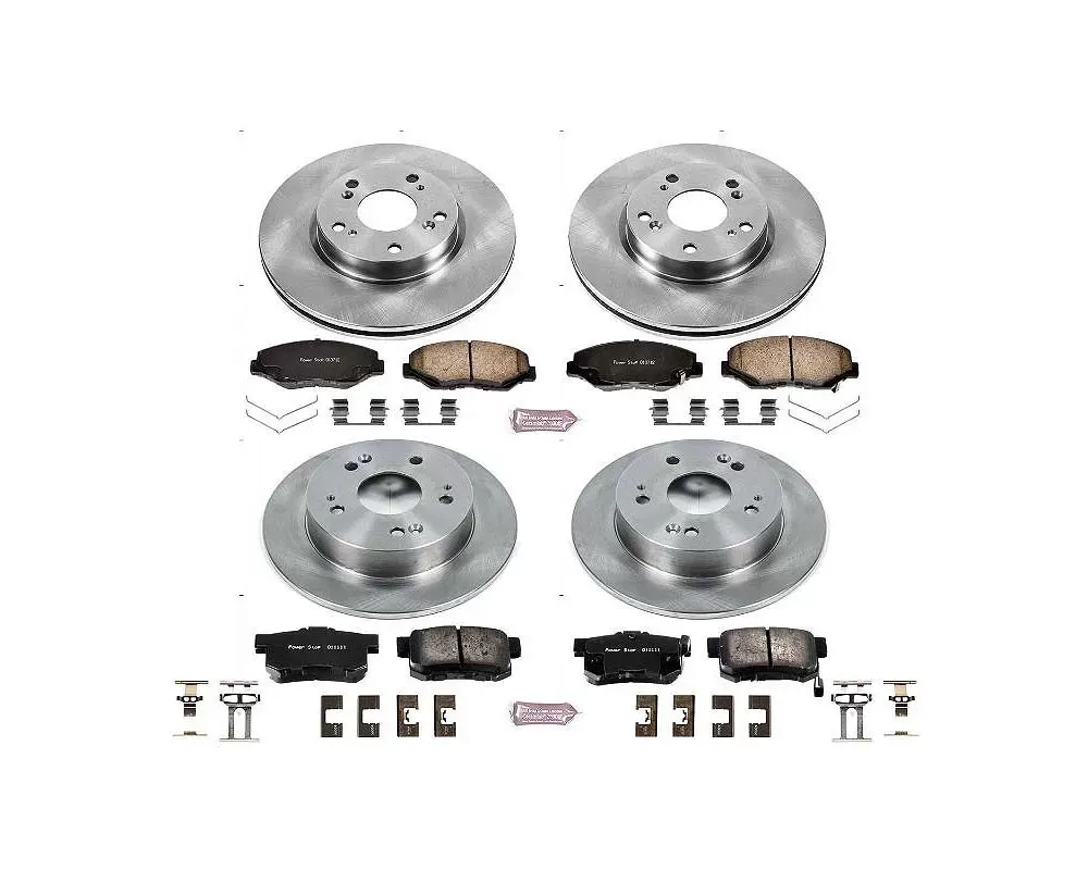 Power Stop Autospecialty Brake Kit Front & Rear Acura ILX 2013 - KOE6942
