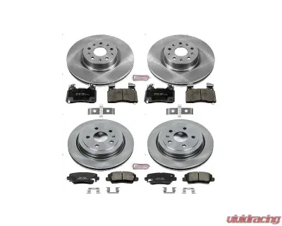 Power Stop Autospecialty Brake Kit Front & Rear Cadillac CTS 2014-2018 - KOE6997