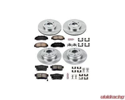 Power Stop Autospecialty Brake Kit Front & Rear Acura RL 1996-1998 - KOE705