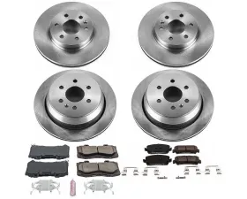 Power Stop Autospecialty Brake Kit Front & Rear Chevrolet Colorado 2015-2018