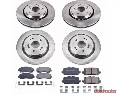 Power Stop Autospecialty Brake Kit Front & Rear Acura TLX 2015-2019 - KOE7284