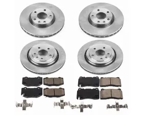 Power Stop Autospecialty Brake Kit Front & Rear Chevrolet Corvette 2015-2019